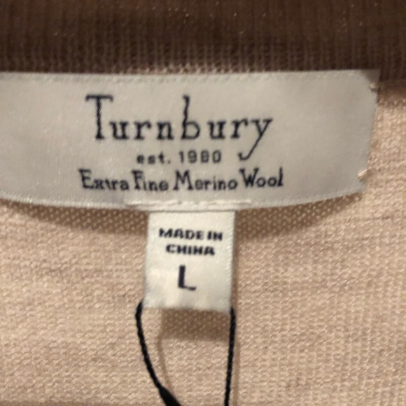 * LOST IN HURRICANE IAN *Turnbury Fine Merino Wool Sweater - Picture 2 of 5